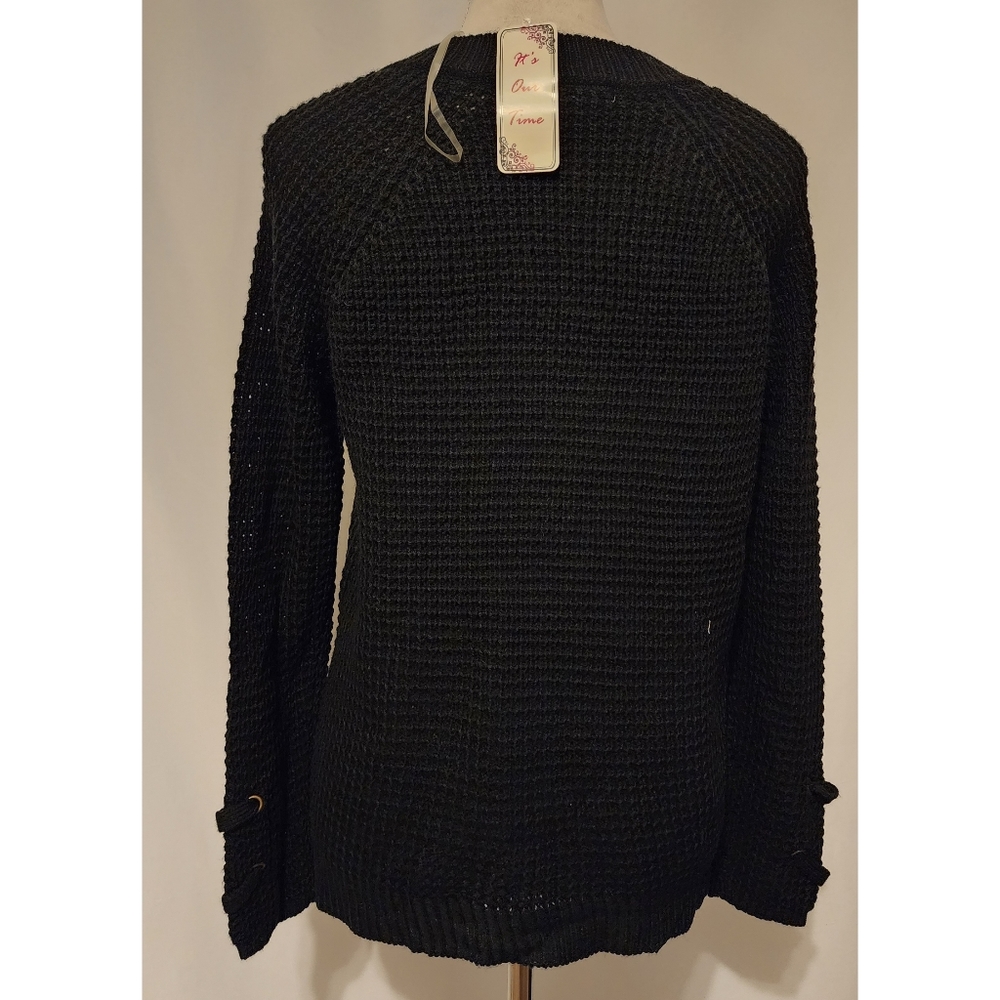 It's our time tie up sweater - Picture 4 of 10